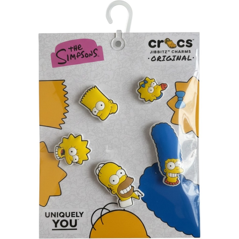 Crocs Jibbitz The Simpsons Family 5-Pack Homer Marge Bart Lisa Maggie